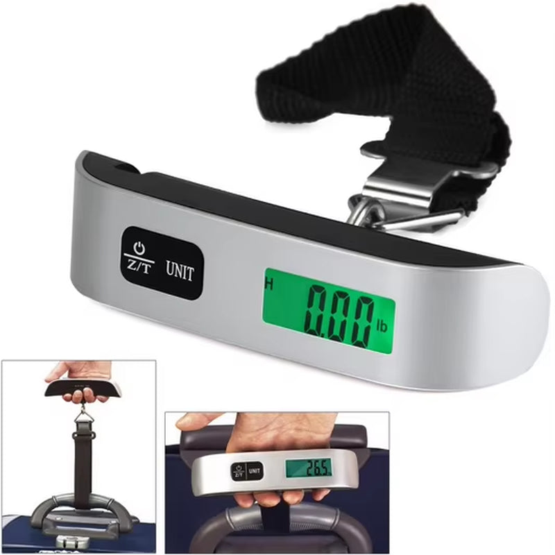 Portable LCD Digital Hanging Scale with Belt Luggage Suitcase Baggage Weight Travel Scales for Electronic Weight Tool 50Kg/110Lb